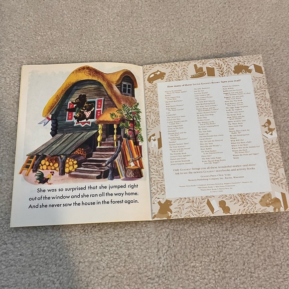 The Three Bears Vintage Little Golden Book - Picture 3 of 6